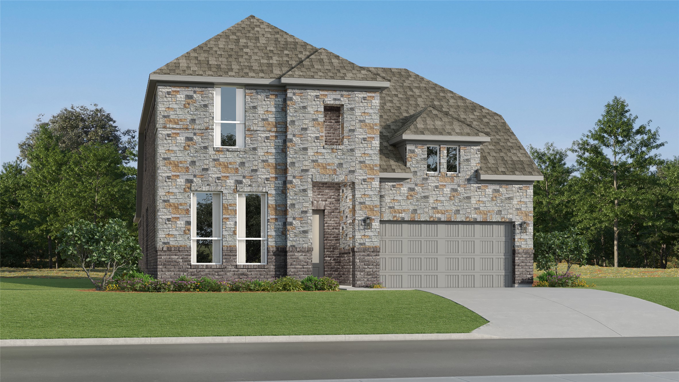 1461 King Ranch Road Salado, TX 76571 - Photo 3 of 34 a front view of a house with a garden