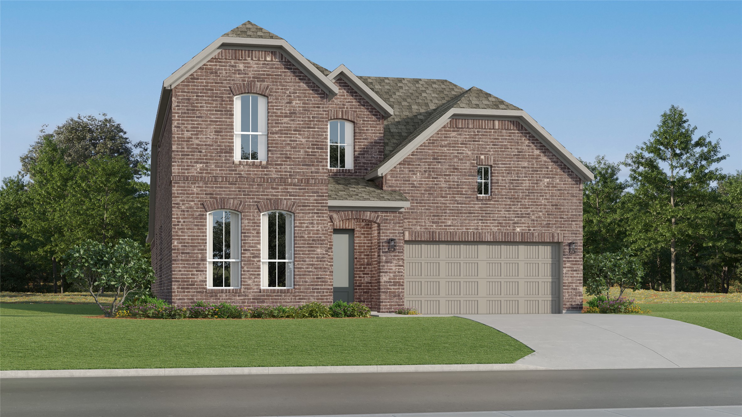 1461 King Ranch Road Salado, TX 76571 - Photo 5 of 34 a front view of a house with a garden