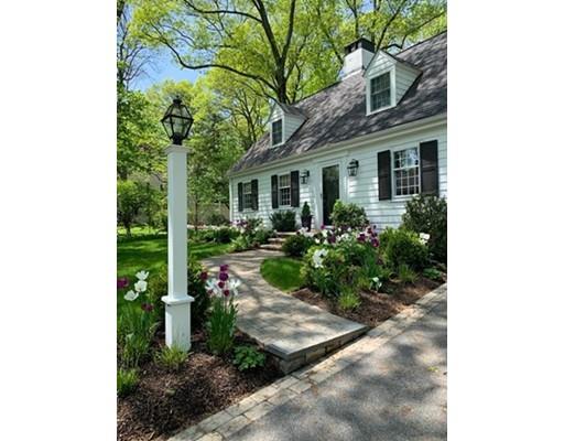 19 Woodridge Road Wellesley, MA 02482 - Photo 33 of 34 a view of a house with a small yard and plants