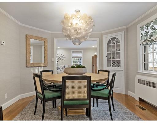 19 Woodridge Road Wellesley, MA 02482 - Photo 6 of 34 a dining room with furniture and window