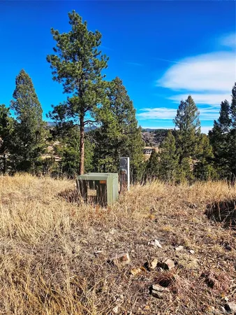 a view of a lake with a mountain in the background