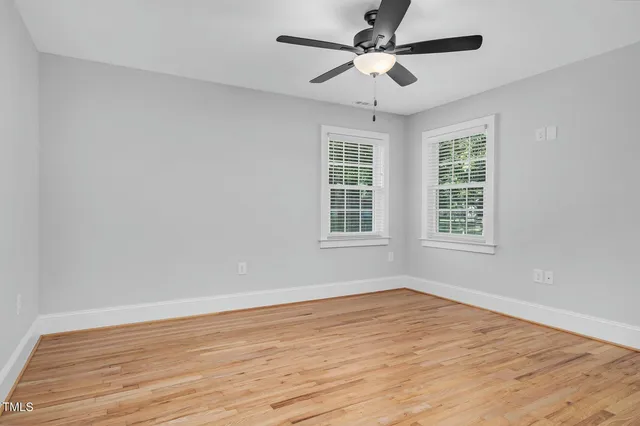 wooden floor in an empty room