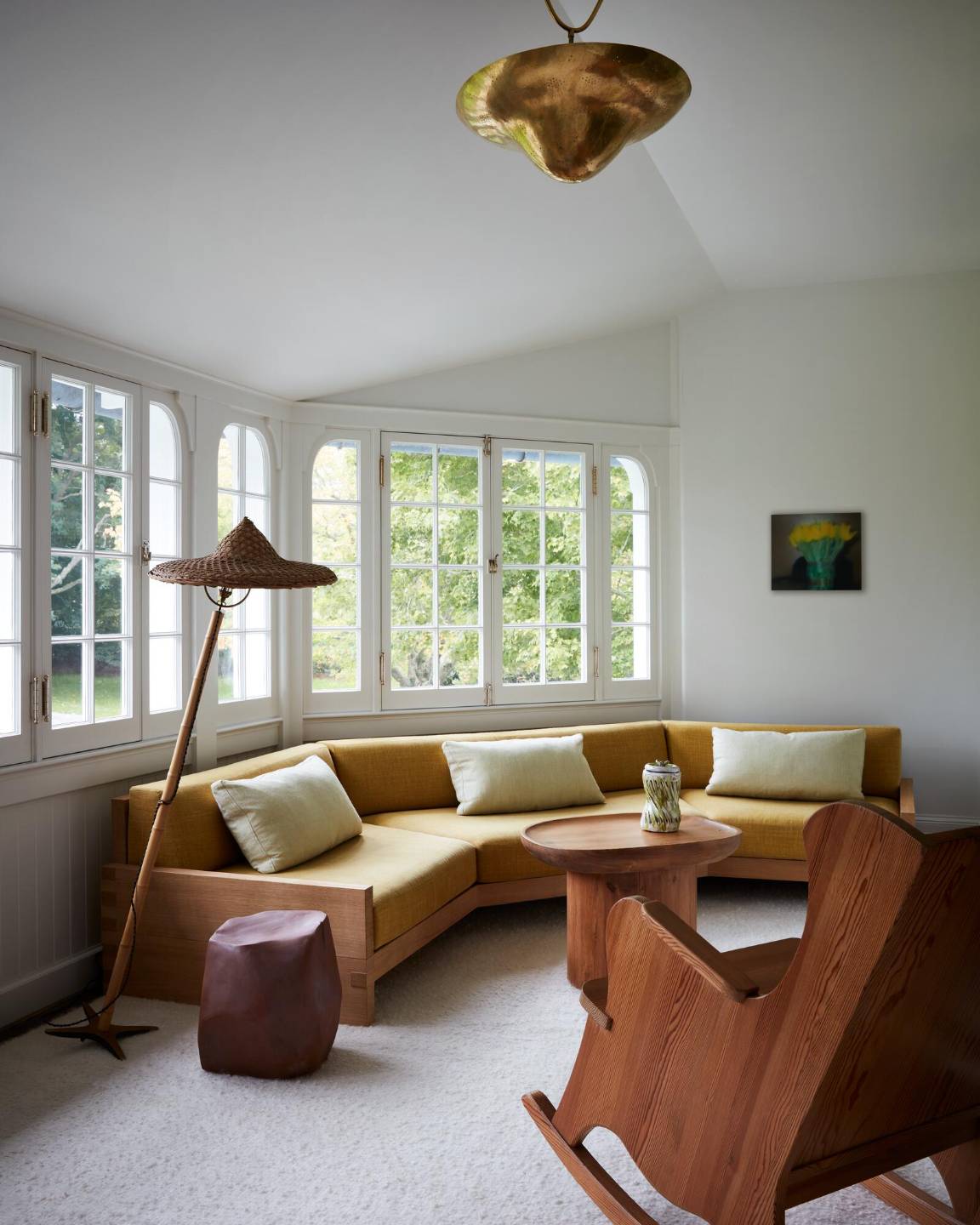 121 Further Lane East Hampton, NY 11937 - Photo 11 of 23 a living room with furniture and a large window