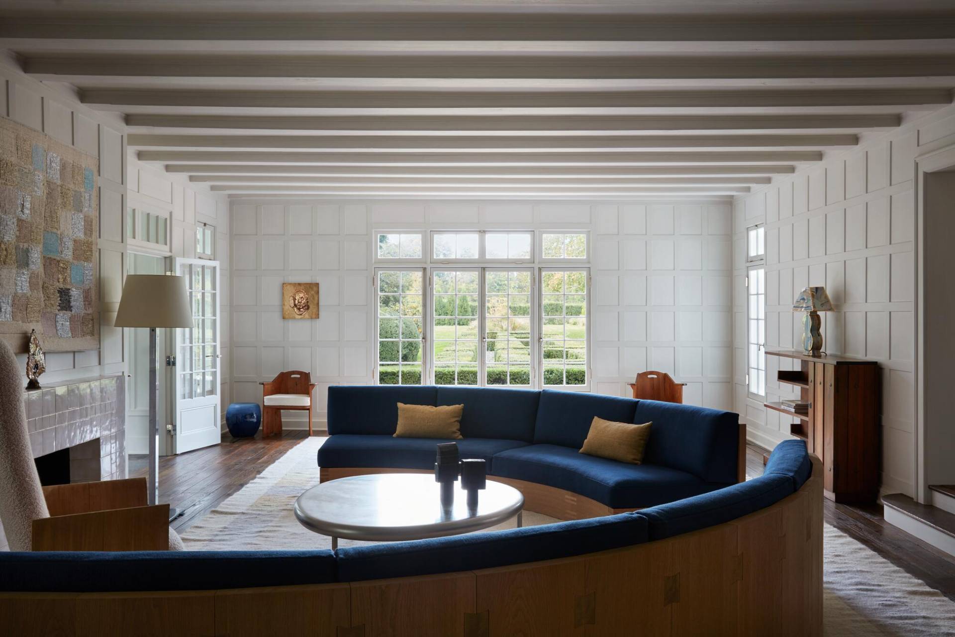 121 Further Lane East Hampton, NY 11937 - Photo 10 of 23 a living room with furniture and a large window