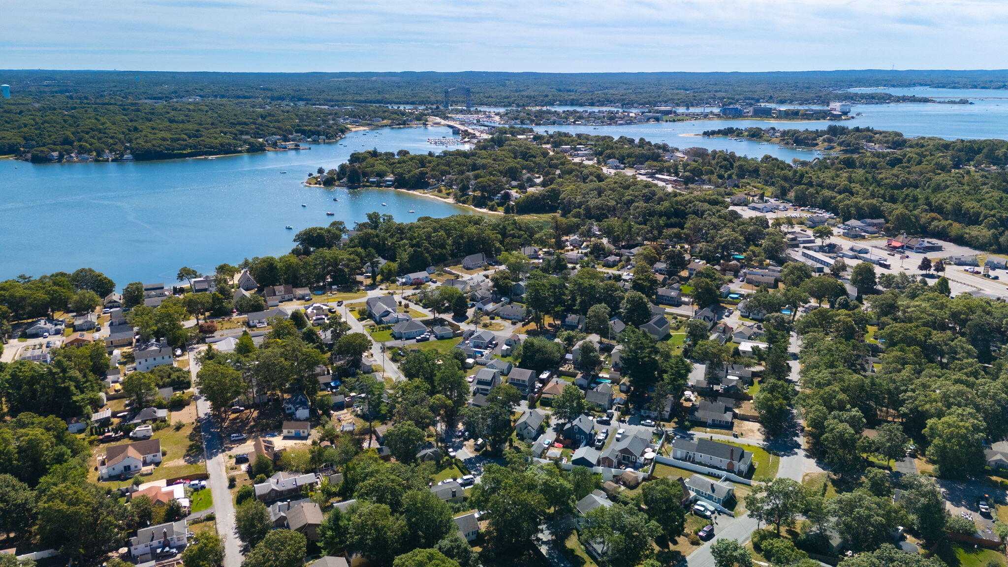 24 Butler Street Buzzards Bay, MA 02532 - Photo 37 of 37 an aerial view of a city and lake view