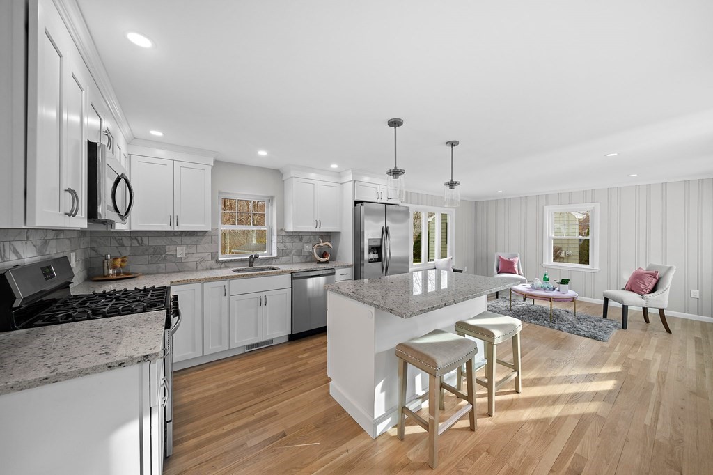 14 Curtis Road Canton, MA 02021 - Photo 3 of 23 a large kitchen with cabinets