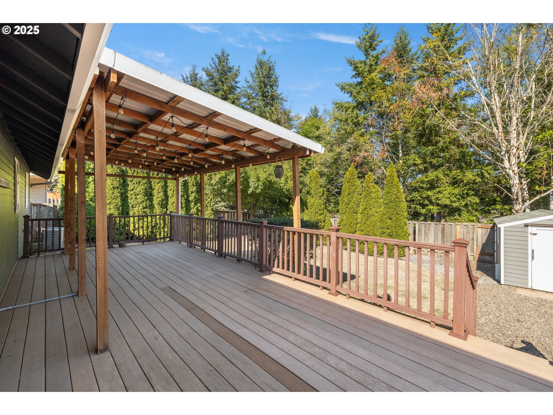 7243 Southwest Applegate Drive Beaverton, OR 97007 - Photo 27 of 39 a view of a wooden deck