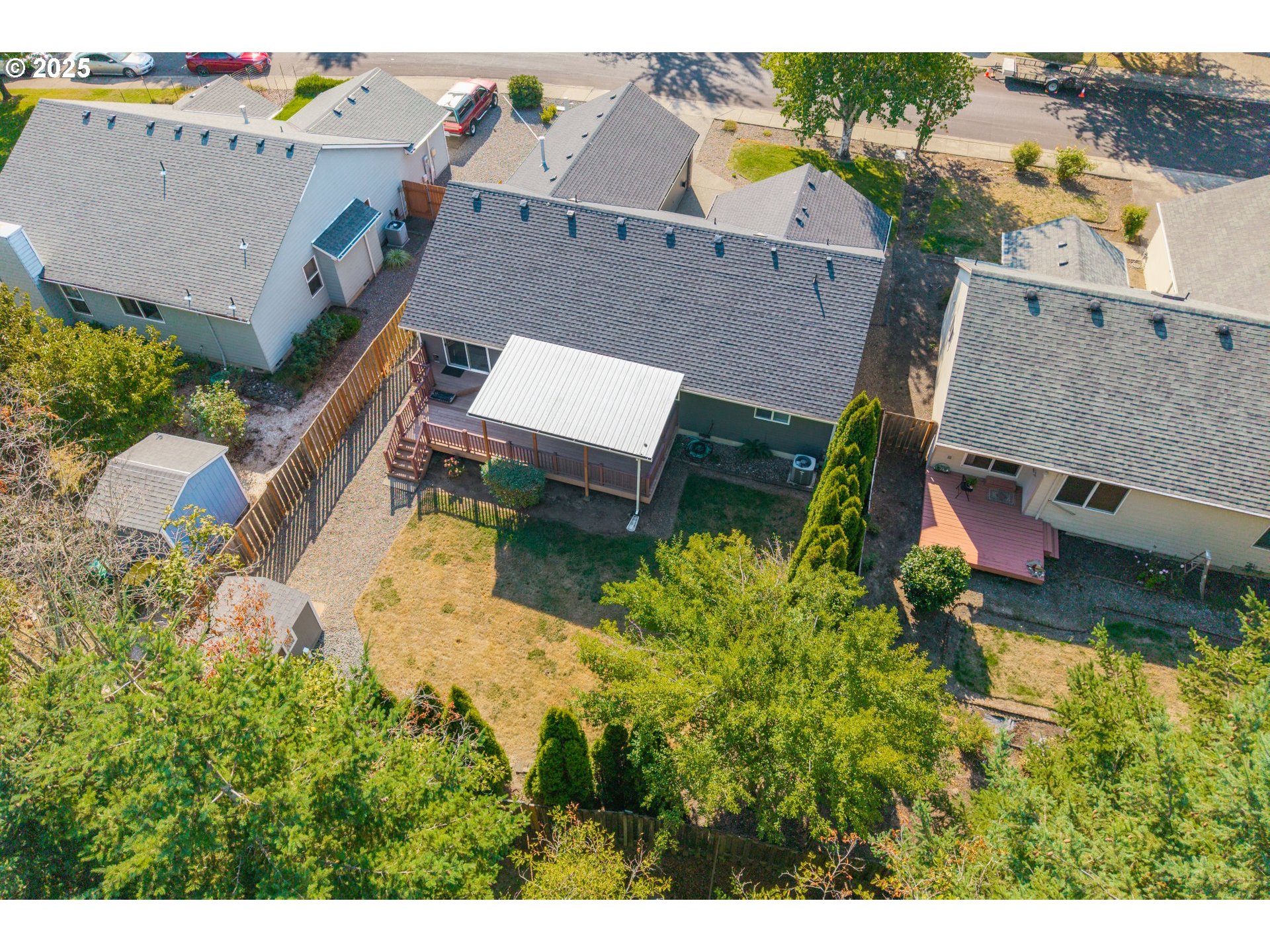7243 Southwest Applegate Drive Beaverton, OR 97007 - Photo 36 of 39 an aerial view of a house with a yard