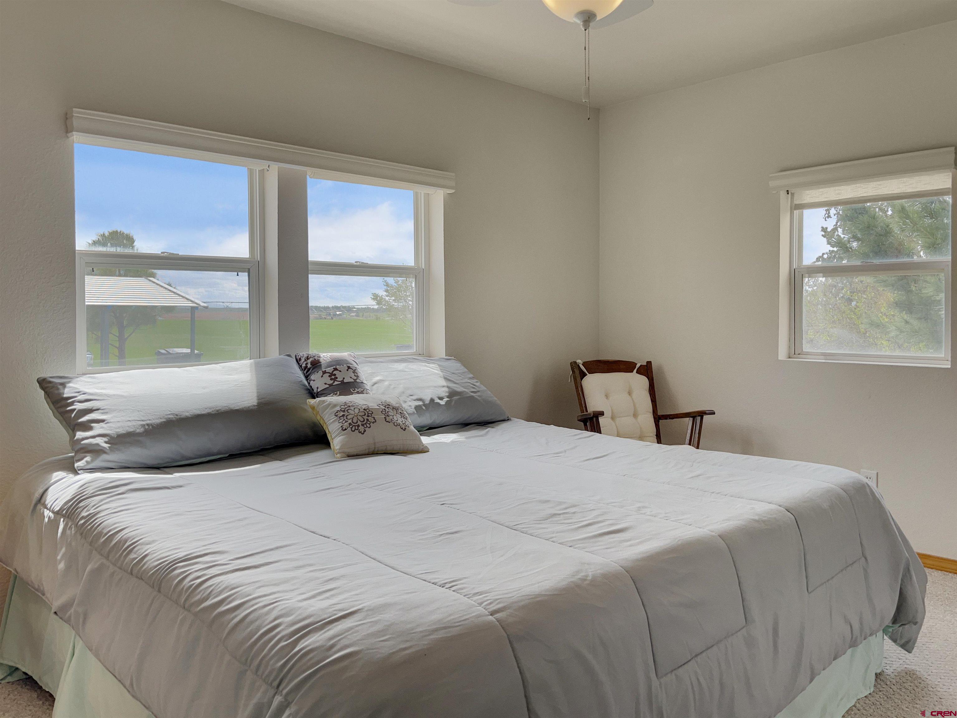 15200 Rd CC Pleasant View, CO 81331 - Photo 33 of 35 a large bed sitting in a bedroom next to a window