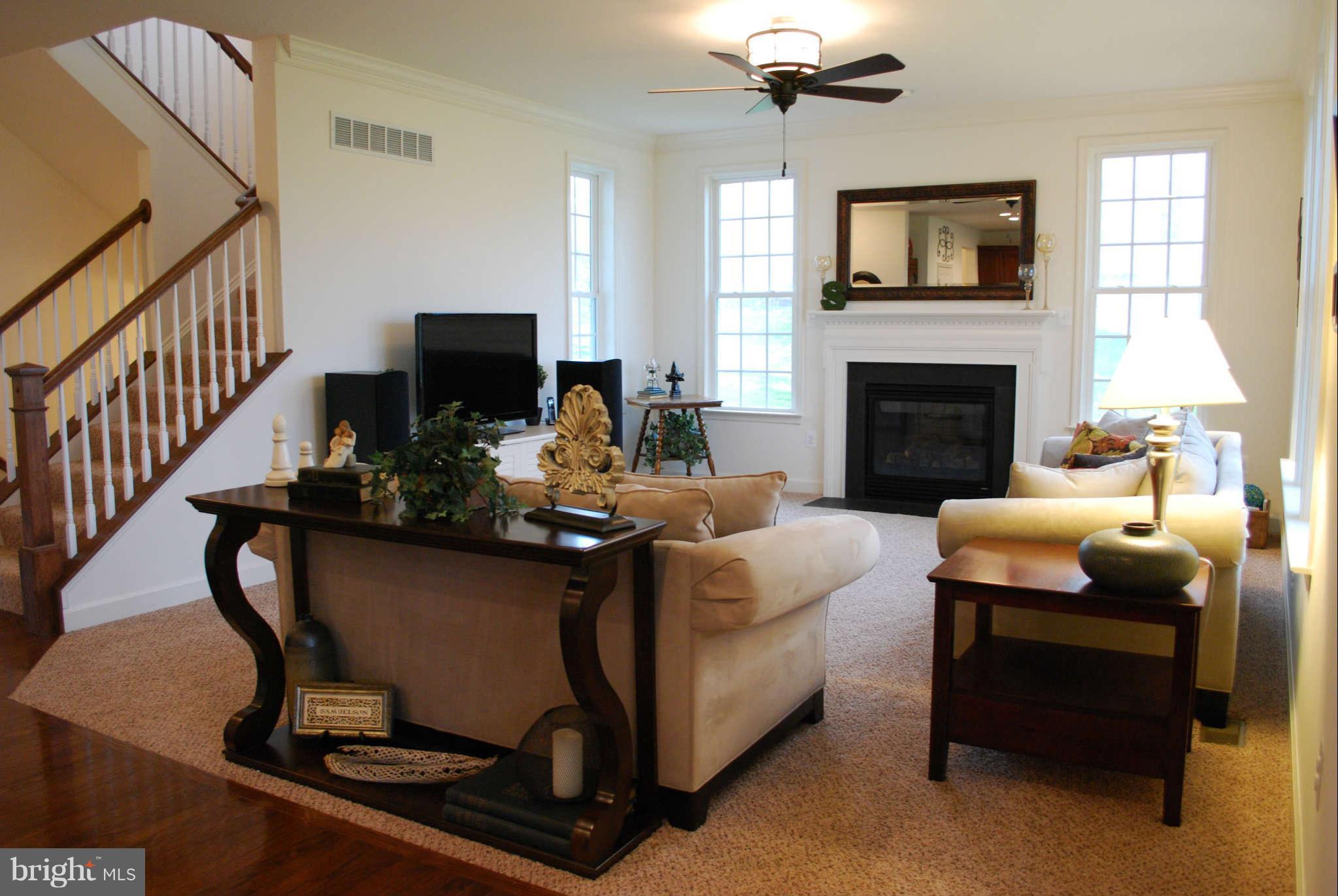 7209 Talbot Run Road Mount Airy, MD 21771 - Photo 8 of 25 a living room with furniture and a fireplace
