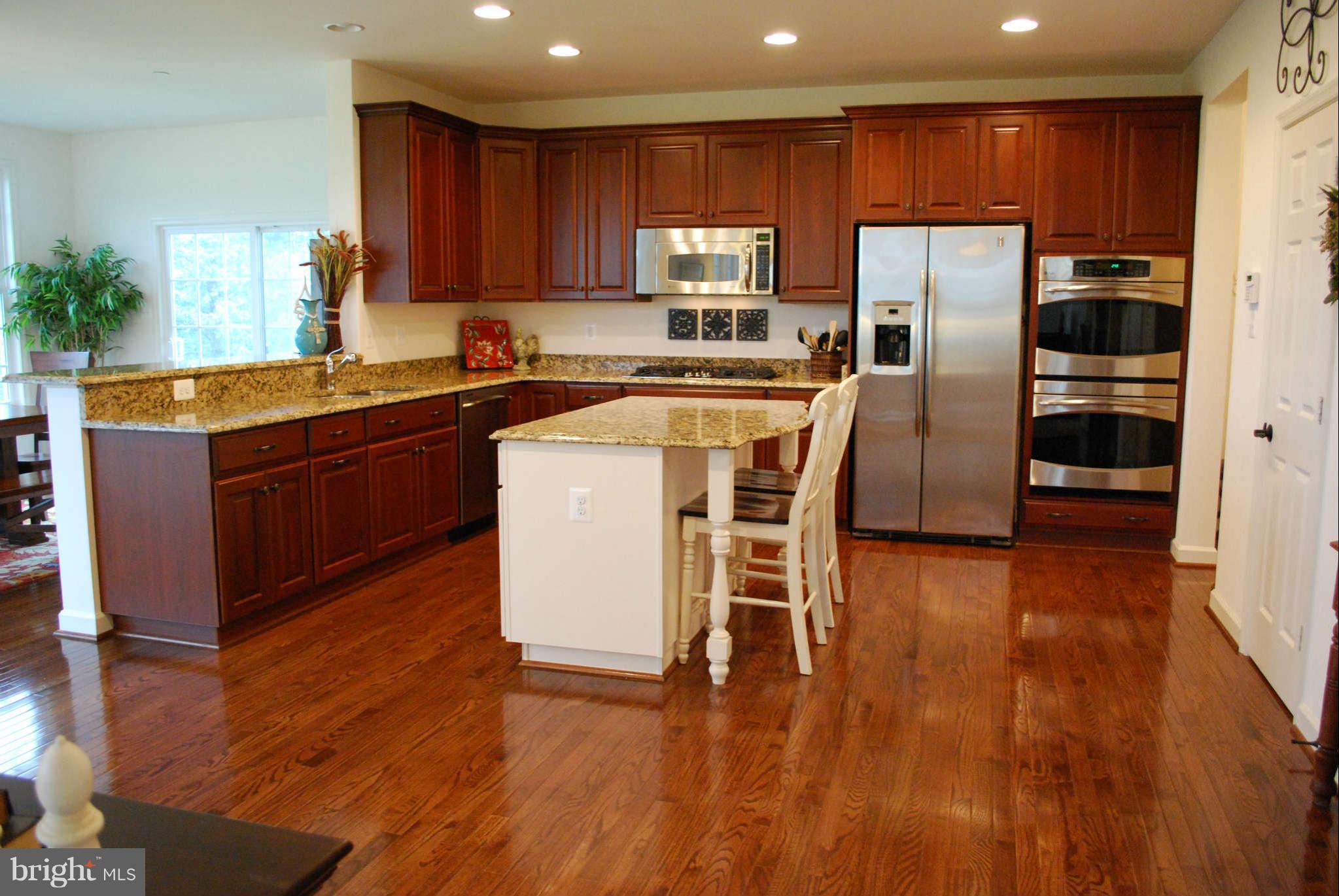 7209 Talbot Run Road Mount Airy, MD 21771 - Photo 10 of 25 a kitchen with stainless steel appliances granite countertop a refrigerator a stove top oven and a sink