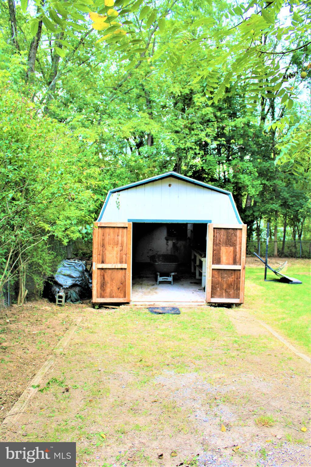 14706 Winchester Road Southwest Cresaptown, MD 21502 - Photo 11 of 39 Rear Shed View