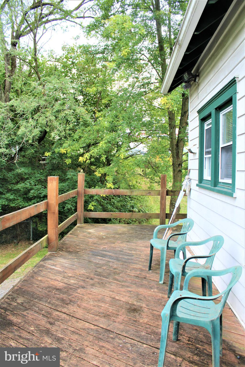 14706 Winchester Road Southwest Cresaptown, MD 21502 - Photo 21 of 39 Rear Deck Off Dining Room View