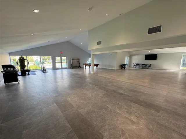 a view of a basketball court