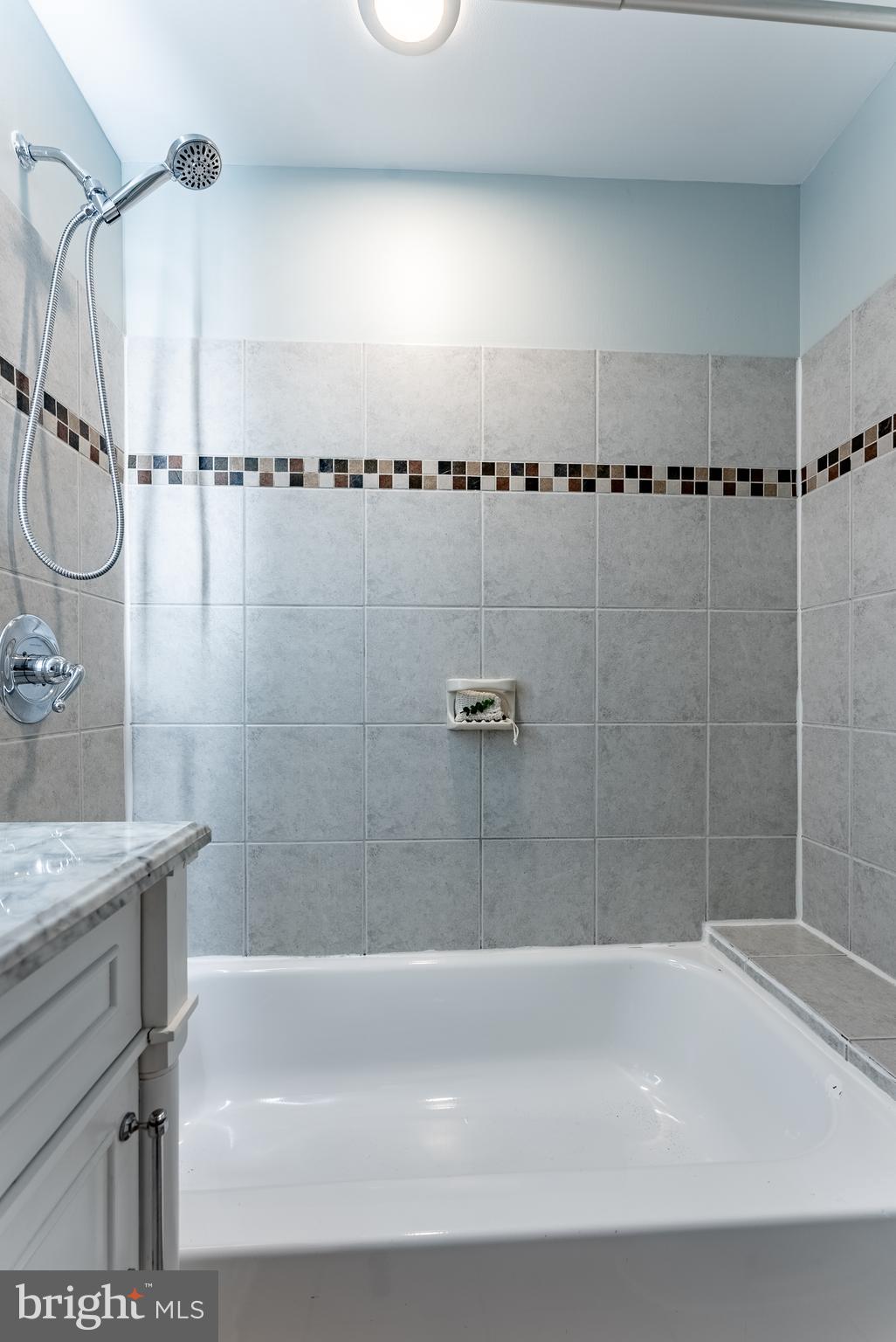 1840 D Street Northeast, Unit 1 Washington, DC 20002 - Photo 22 of 40 a bathroom with a shower and a bathtub