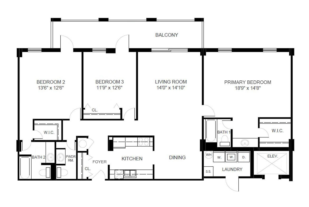1111 South Ocean Boulevard, Unit 317 Boca Raton, FL 33432 - Photo 46 of 46 floor plan