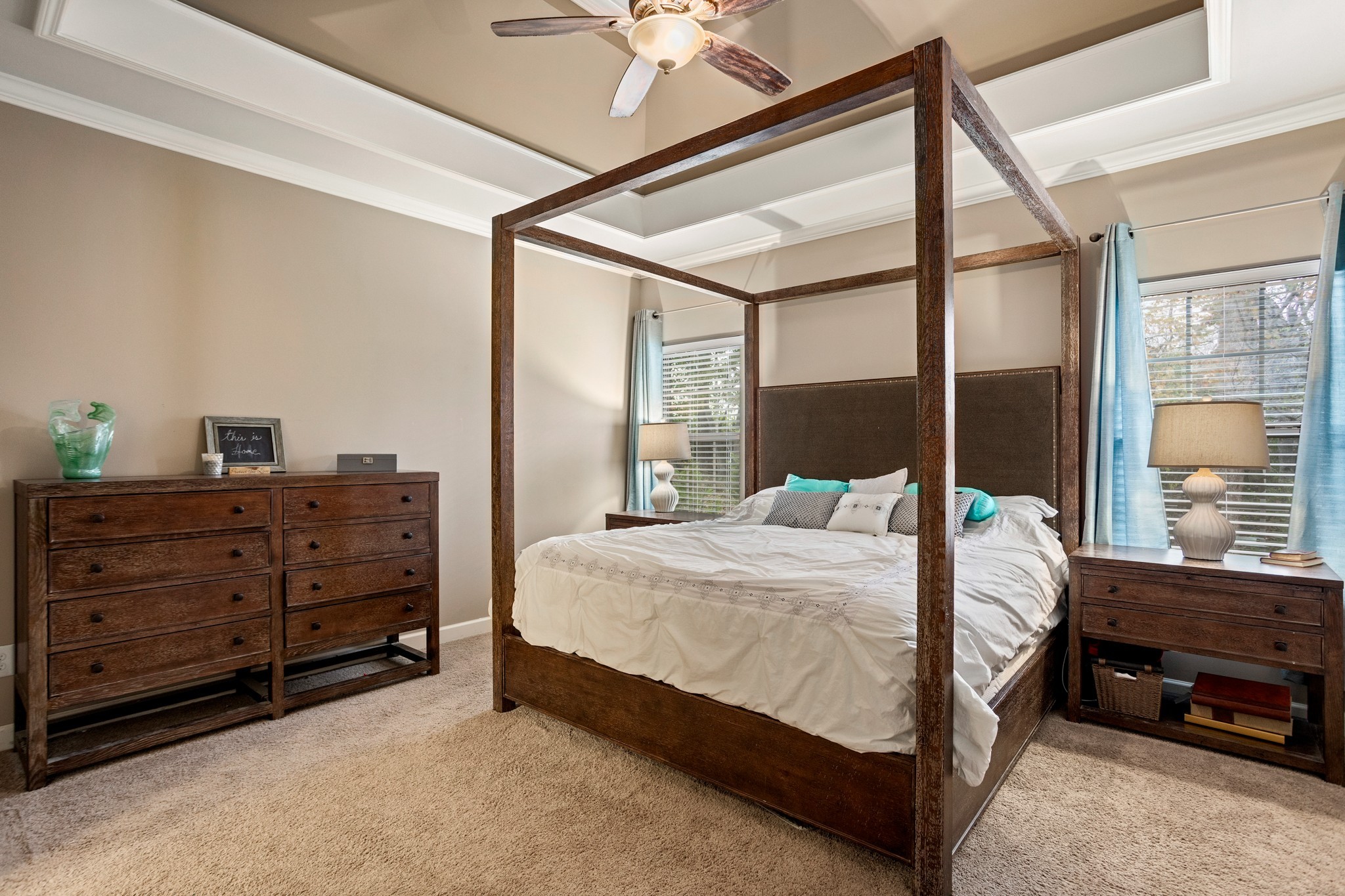 1086 Golf View Way Spring Hill, TN 37174 - Photo 13 of 25 a bedroom with a bed and a large window
