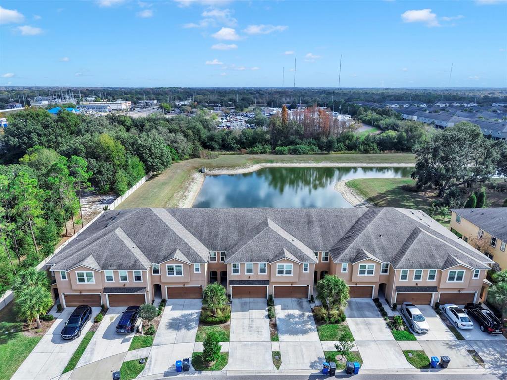 10212 Newel Valley Loop Riverview, FL 33569 - Photo 65 of 72 an aerial view of a house with a lake view