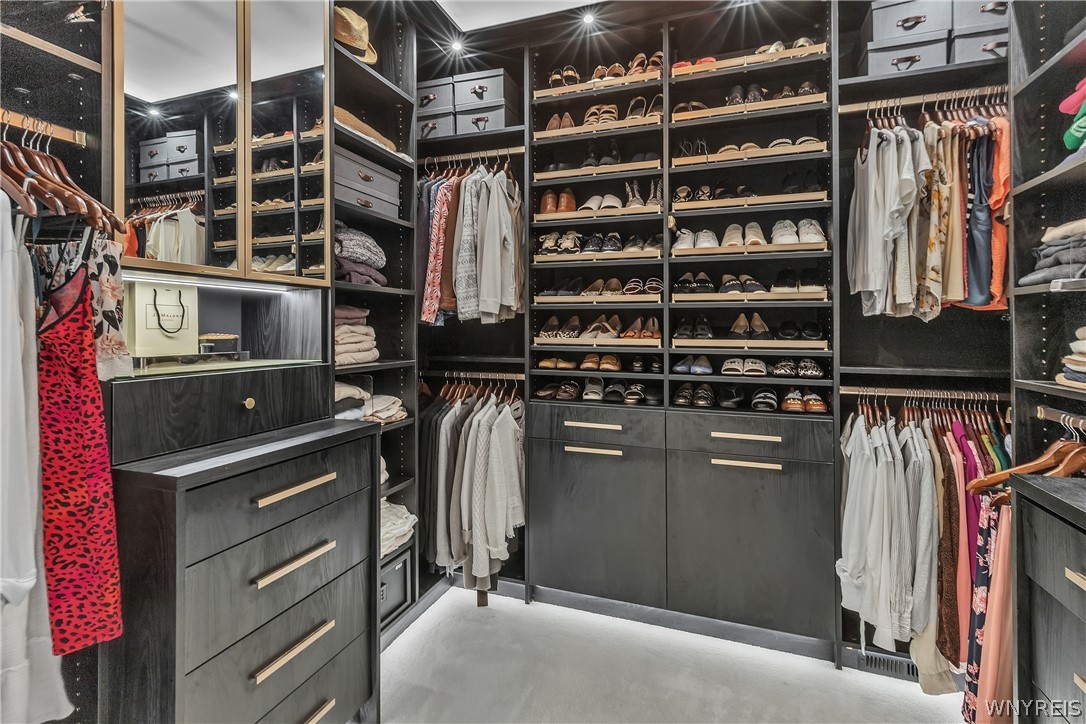 574 North Ellicott Creek Road Amherst, NY 14228 - Photo 39 of 50 Master suite closet designed by California Closets.