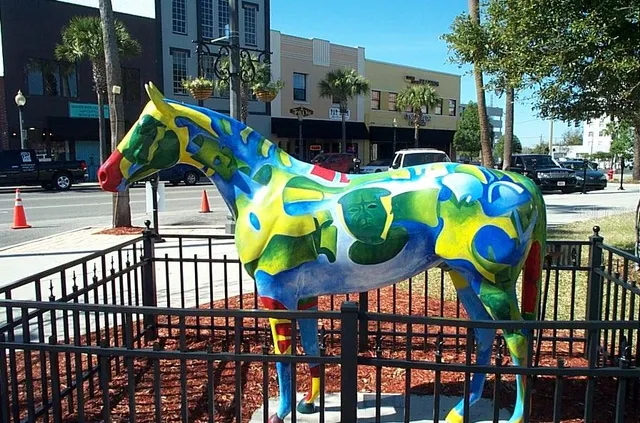 a view of an outdoor space with seating area