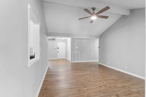 wooden floor in an empty room
