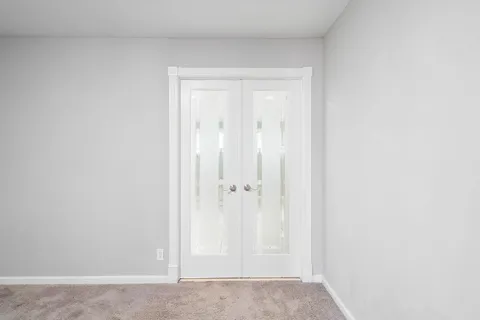 a view of front door