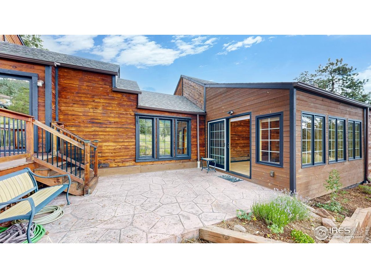 253 Apache Road Lyons, CO 80540 - Photo 20 of 32 Huge Flagstone Patio & Garden