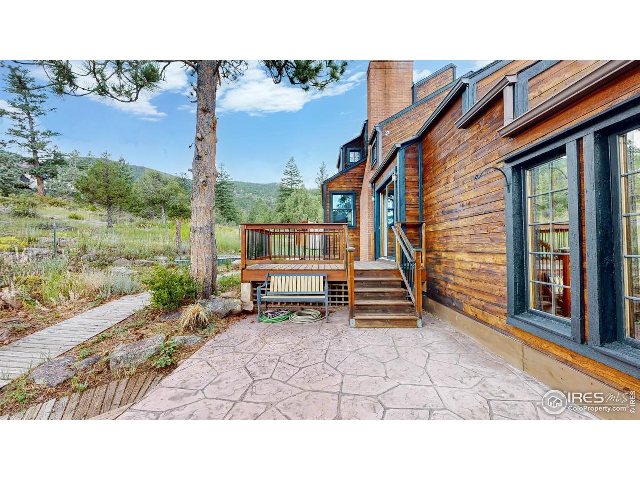 253 Apache Road Lyons, CO 80540 - Photo 22 of 32 Upper and Lower Patio and Garden