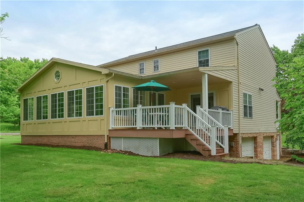233 Foxglove Road Baden, PA 15005 - Photo 22 of 25 This home is impressive inside and out. An entertainer's dream home with a huge level lot, 3 season room, partially covered deck, large rooms inside and a finished lower level. It has it all!