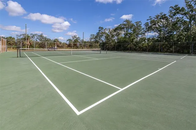 a view of a tennis court