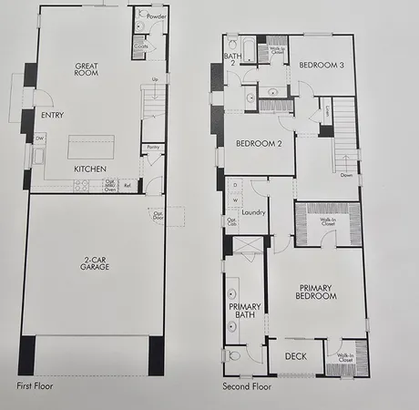 a view of a white house with a yard