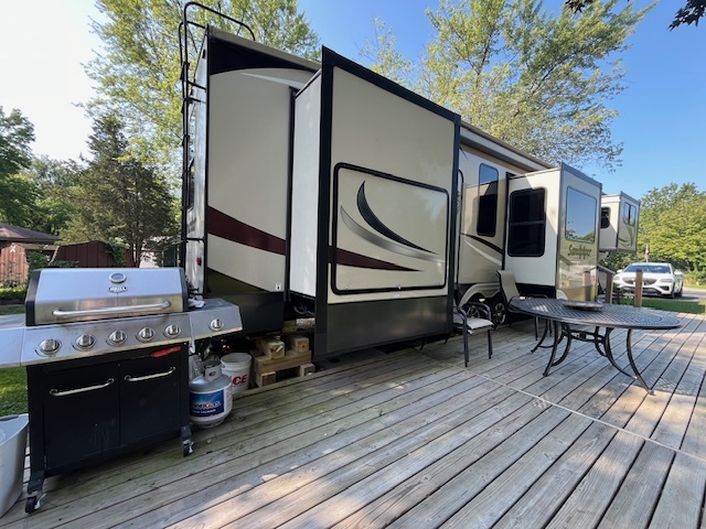 2795 East 28th Road Marseilles, IL 61341 - Photo 31 of 68 a view of outdoor space with seating space
