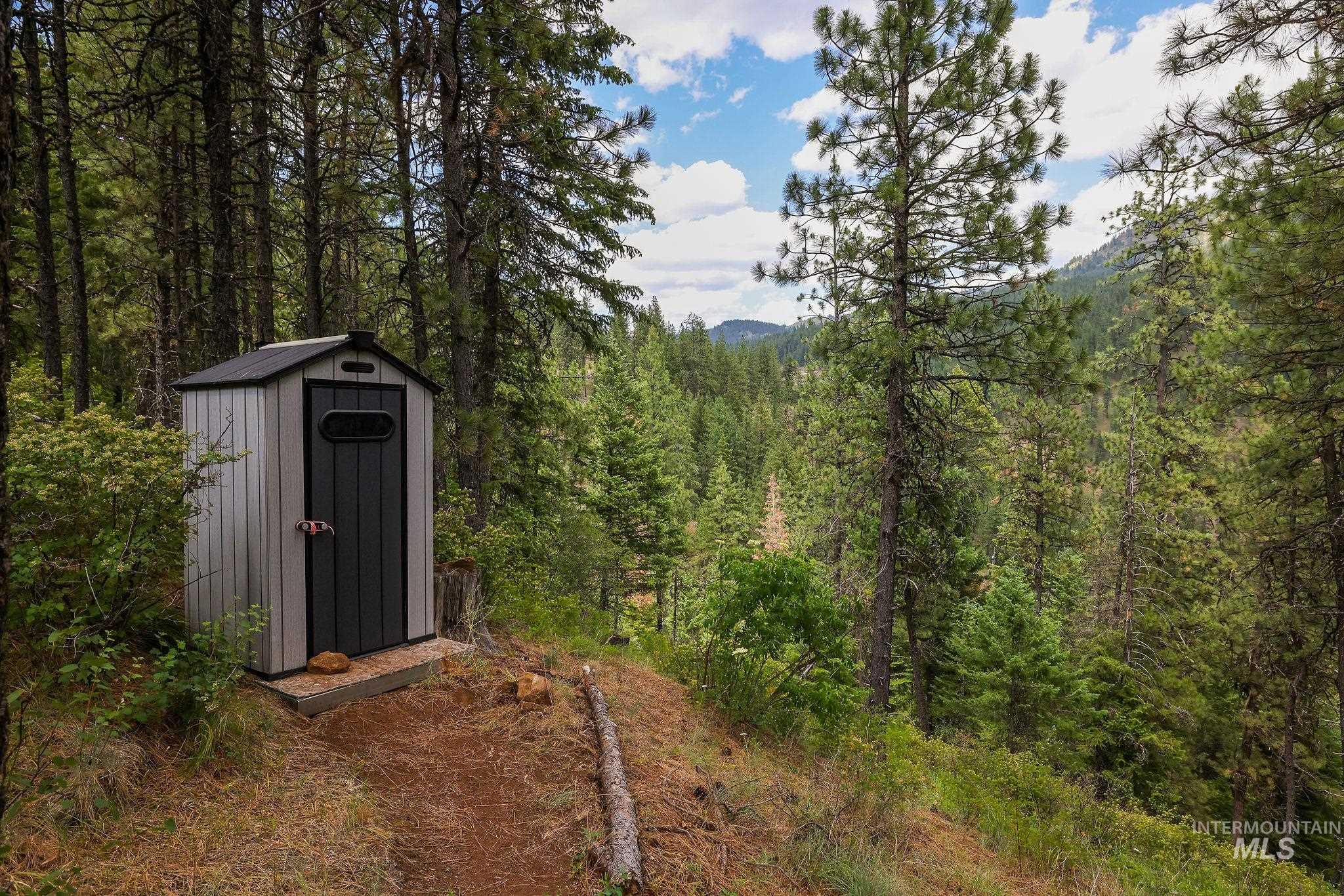 28 Hillman Basin Road New Meadows, ID 83654 - Photo 12 of 37 composting toilet in the outhouse