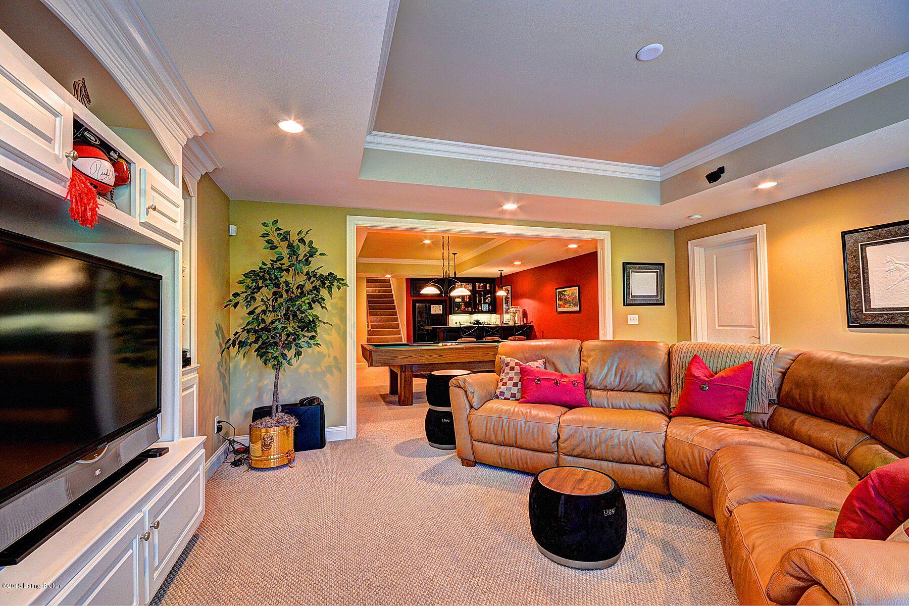 12104 Ridgeview Court Goshen, KY 40026 - Photo 37 of 52 Lower level media room, View 2