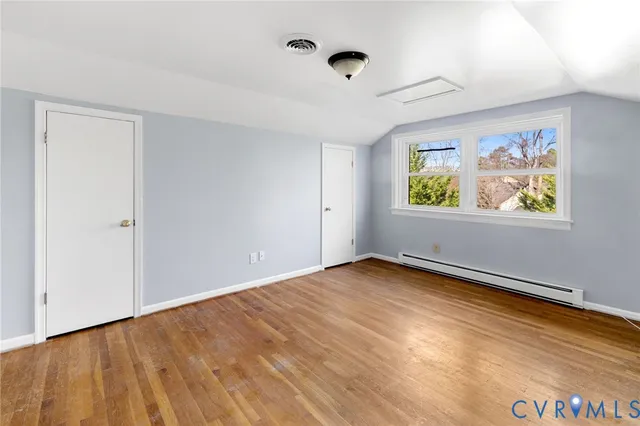 wooden floor in an empty room
