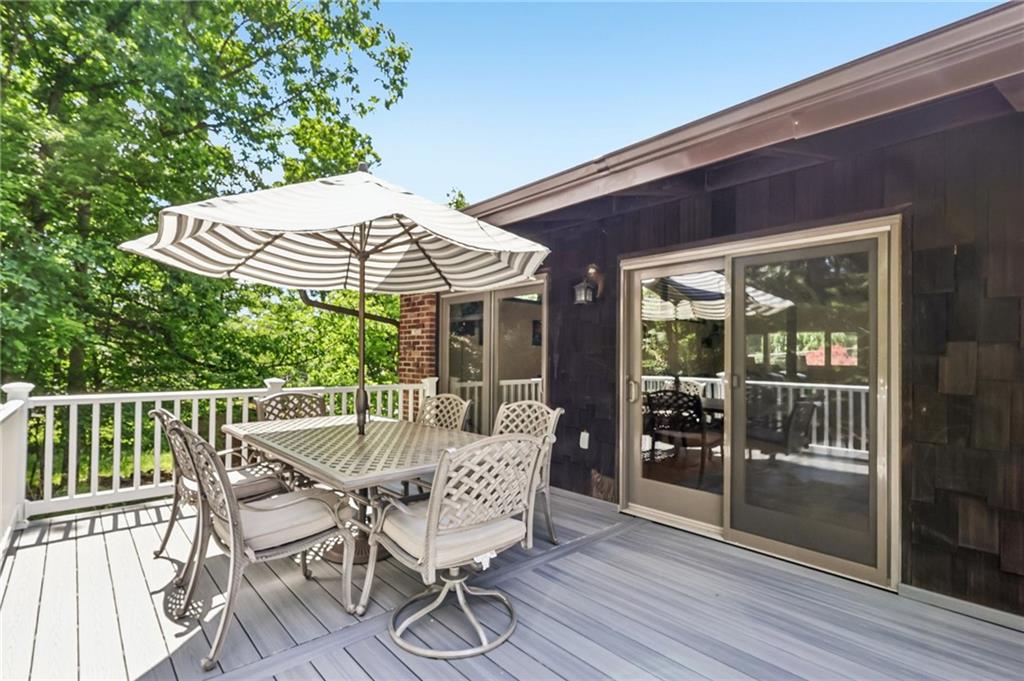 2772 Clearview Road Allison Park, PA 15101 - Photo 33 of 43 a patio with wooden floor and outdoor seating