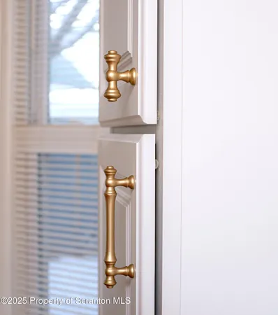 a close view of door lock