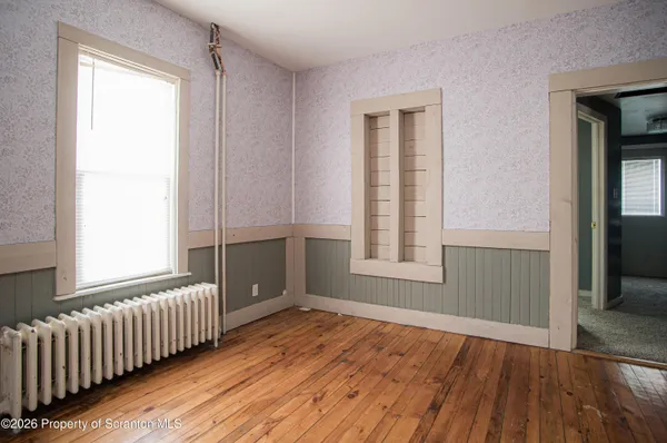 wooden floor in an empty room