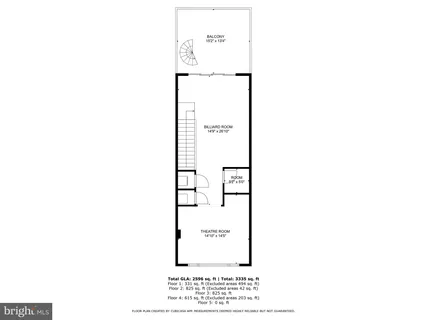 a picture of a bench in a room