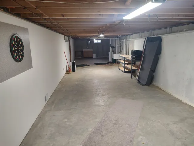 a view of a storage in a room