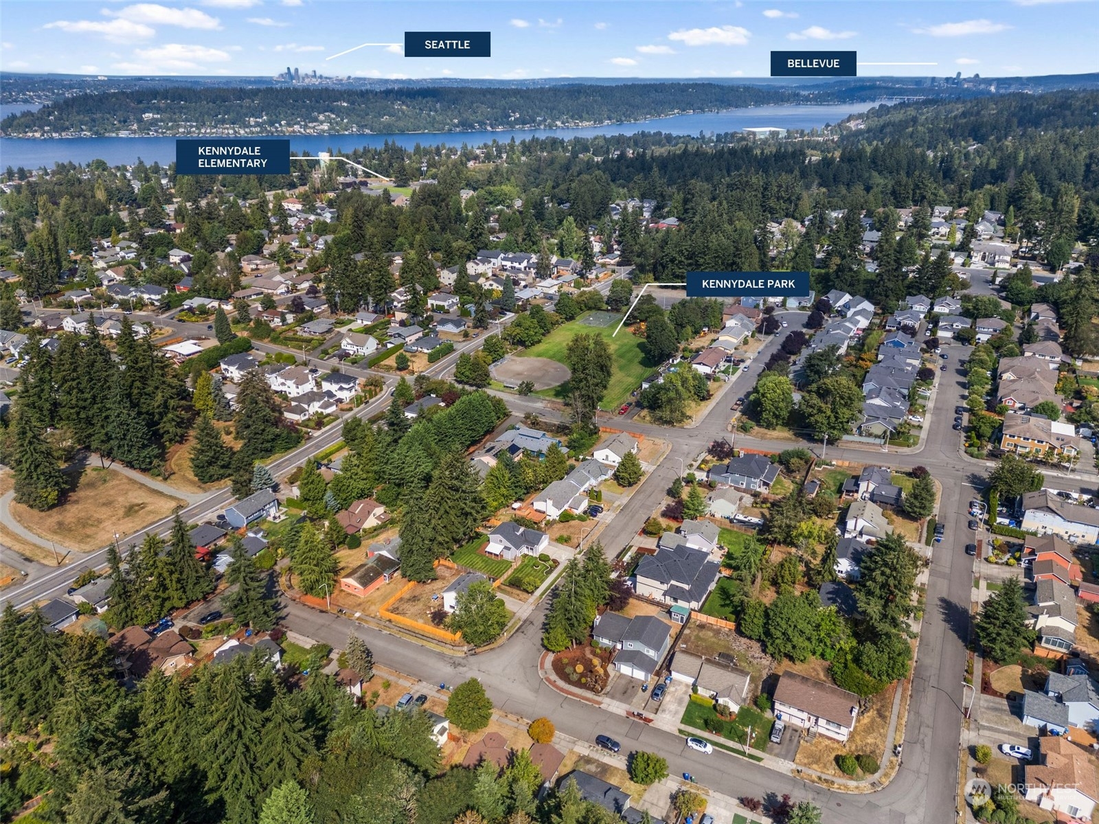 2207 Northeast 23rd Street Renton, WA 98056 - Photo 34 of 34 a view of a city with ocean view