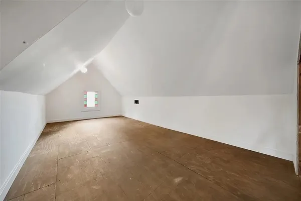 an empty room with a natural light