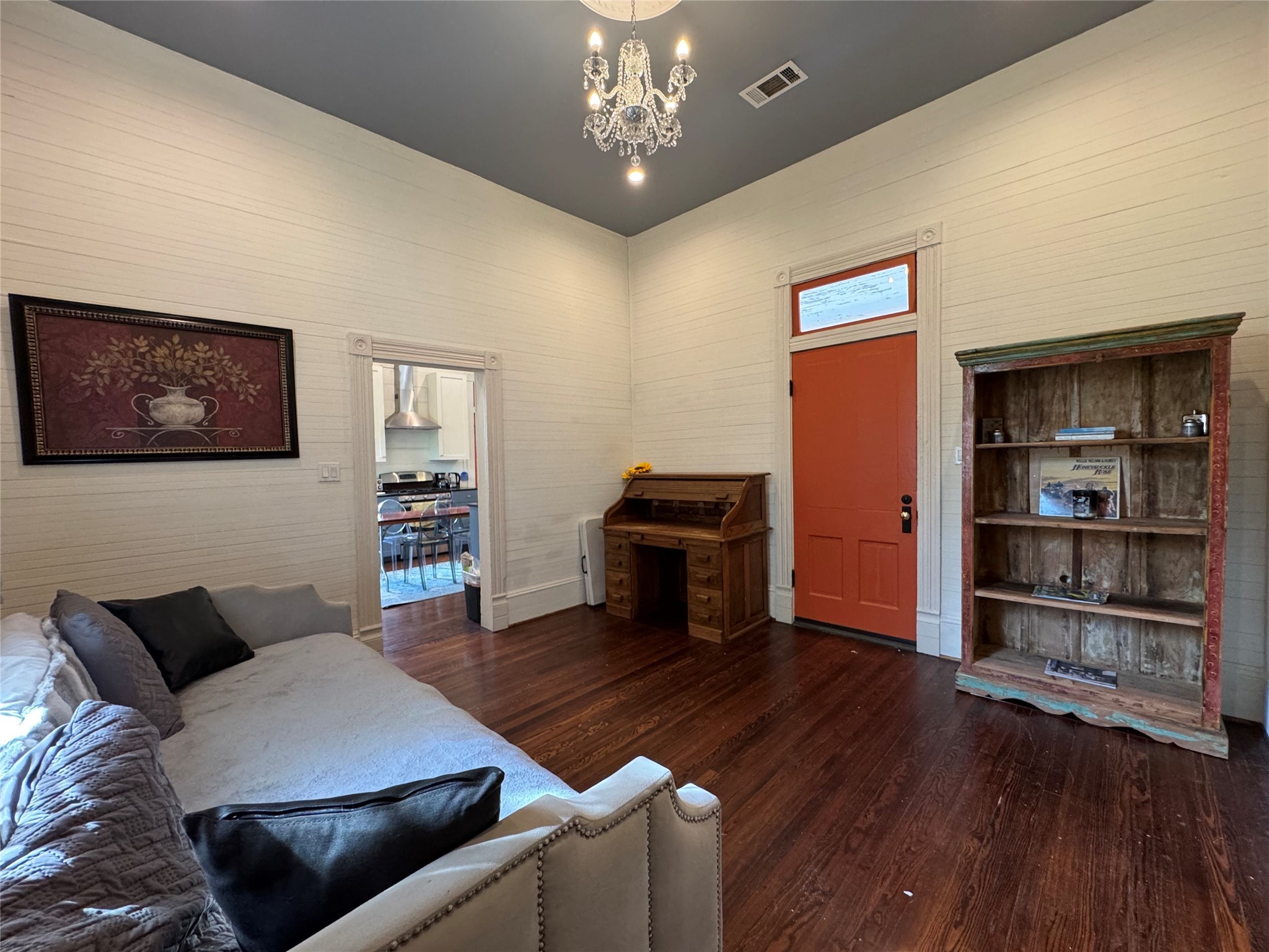 3408 Garrow Street, Unit A Houston, TX 77003 - Photo 27 of 30 a living room with furniture and wooden floor