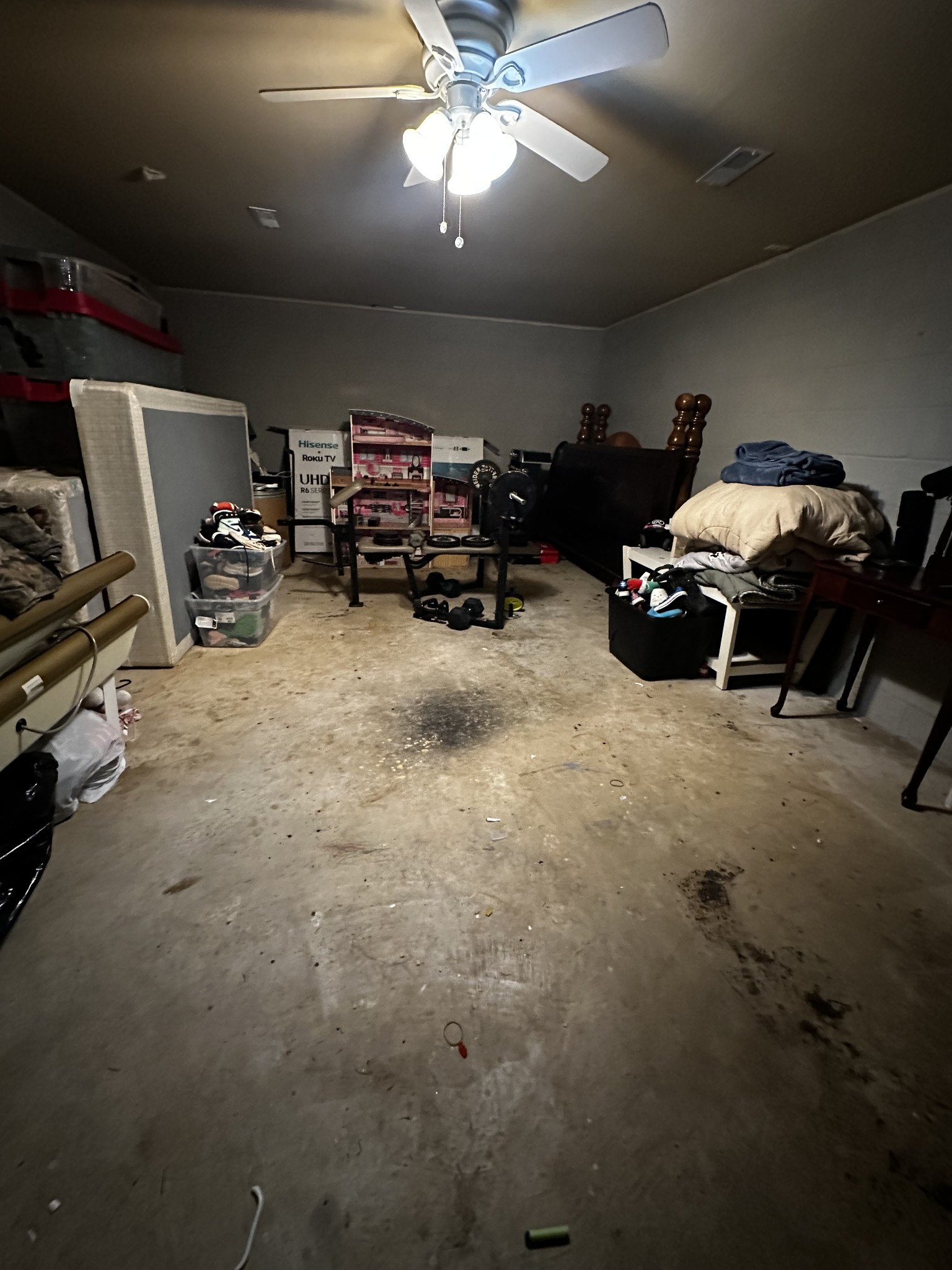 746 Stratton Road Huntland, TN 37345 - Photo 30 of 39 Heated and cooled basement currently used for storage.