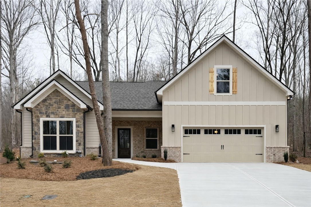 111 Birch Court Westminster, SC 29693 - Photo 1 of 27 This newly constructed home presents a harmonious blend of stone, brick, and siding, framed by mature trees.
