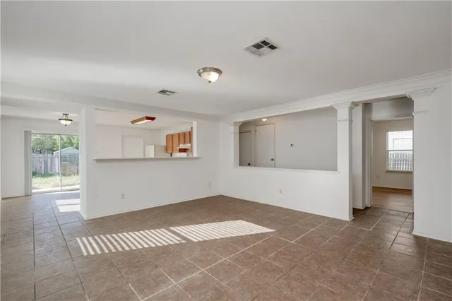 a view of empty room