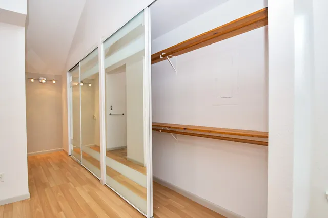 a view of closet area