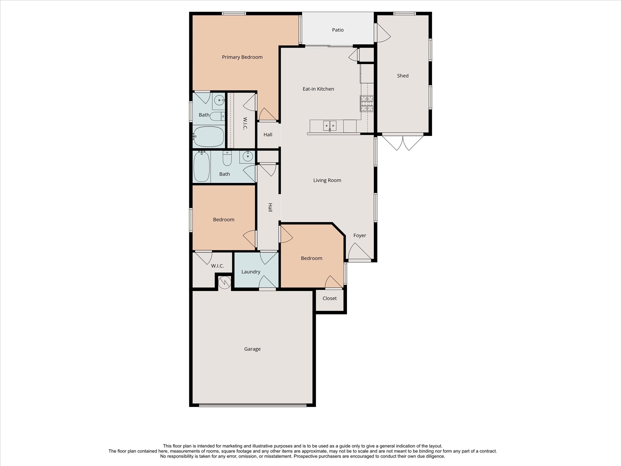 14410 Sandifer Street Austin, TX 78725 - Photo 10 of 10 a picture of floor plan