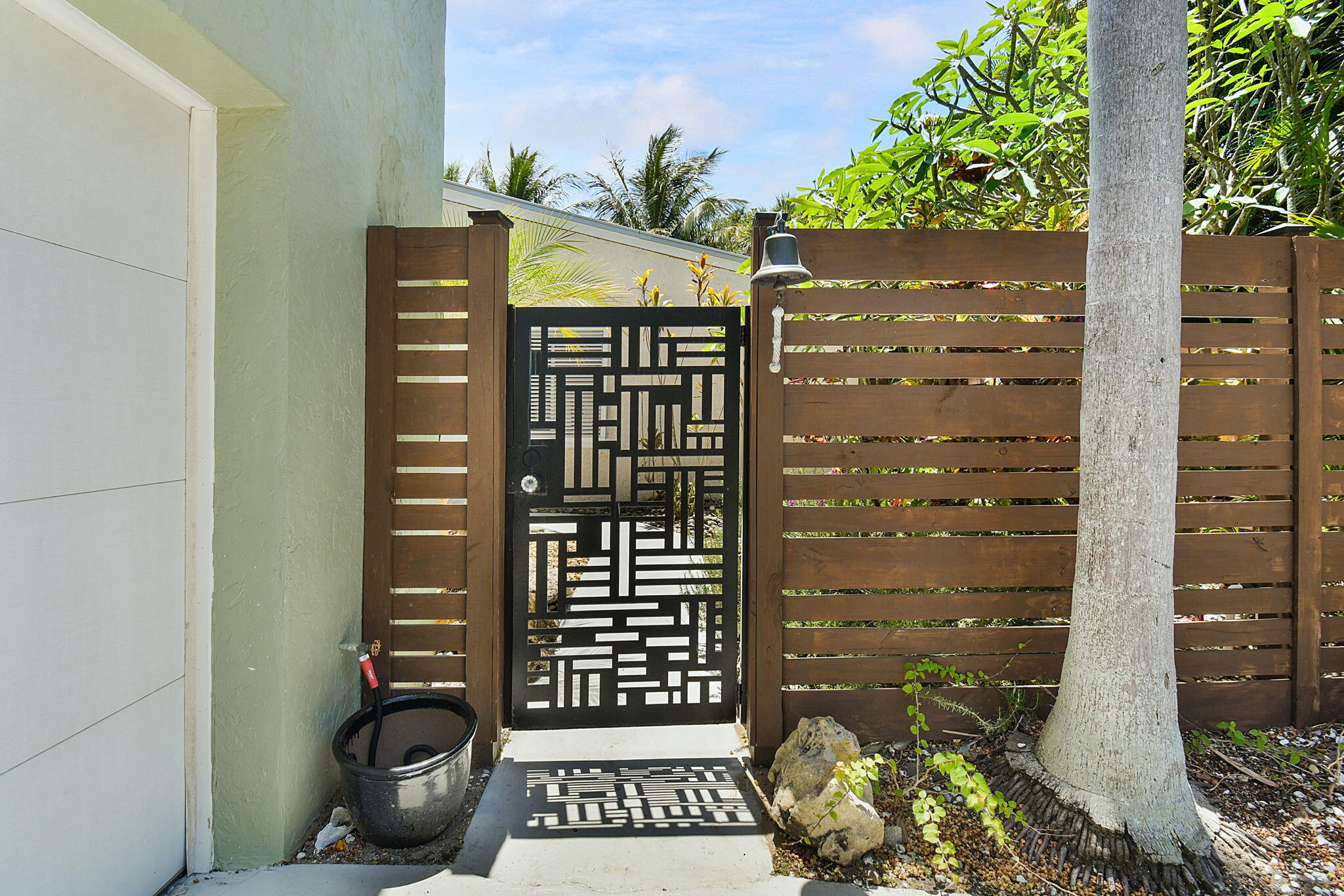 1 Riverview Drive Stuart, FL 34996 - Photo 10 of 70 Privacy Gate to Front Door