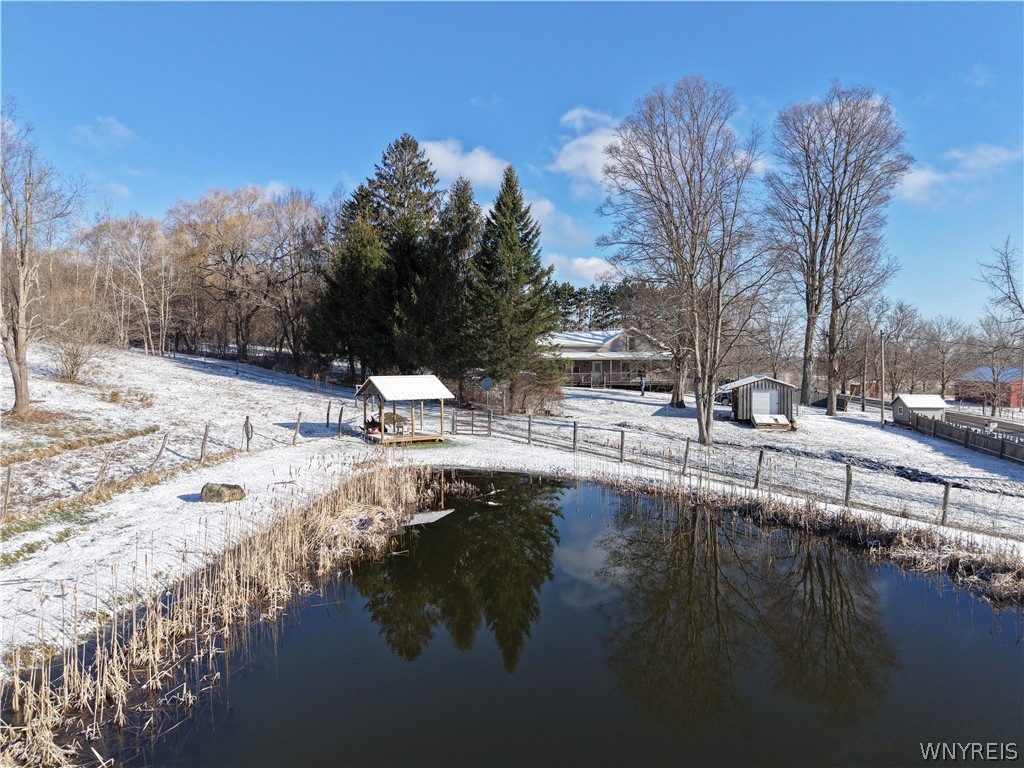 8483 North Otto Road Otto, NY 14719 - Photo 35 of 45 Pond with Deck